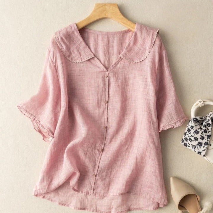 Clementine Linen Blouse