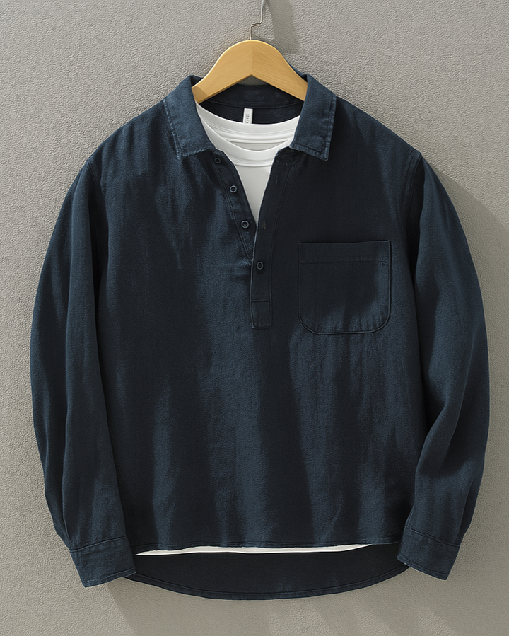 Nomad Linen Popover Shirt