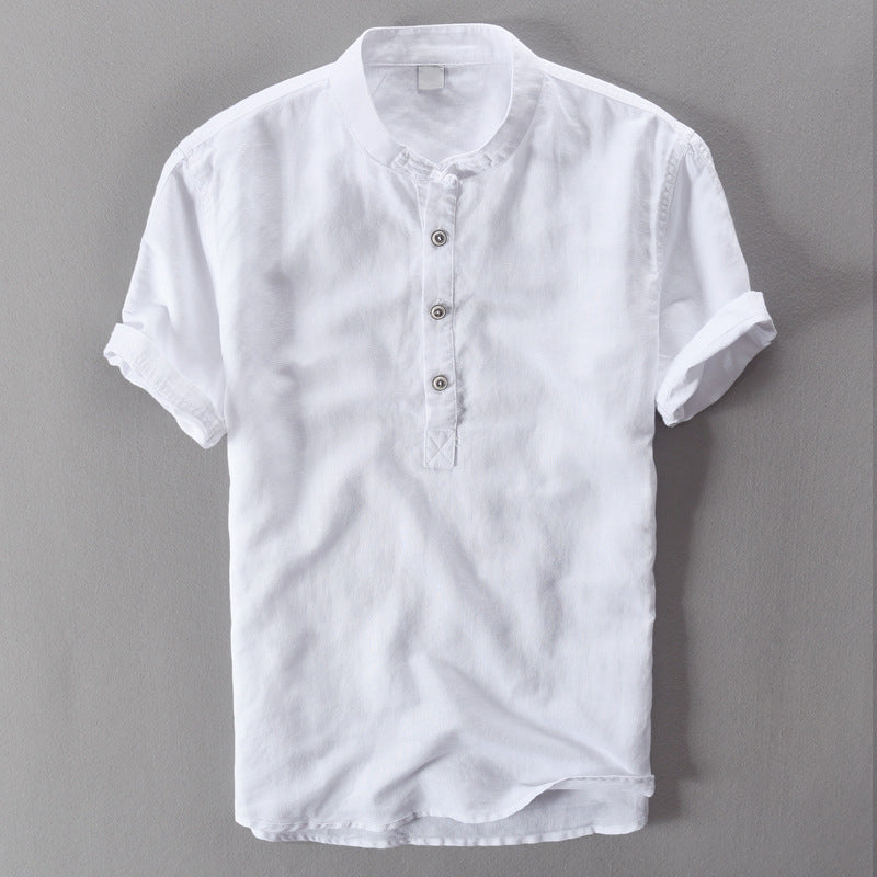 Capri Linen Henley