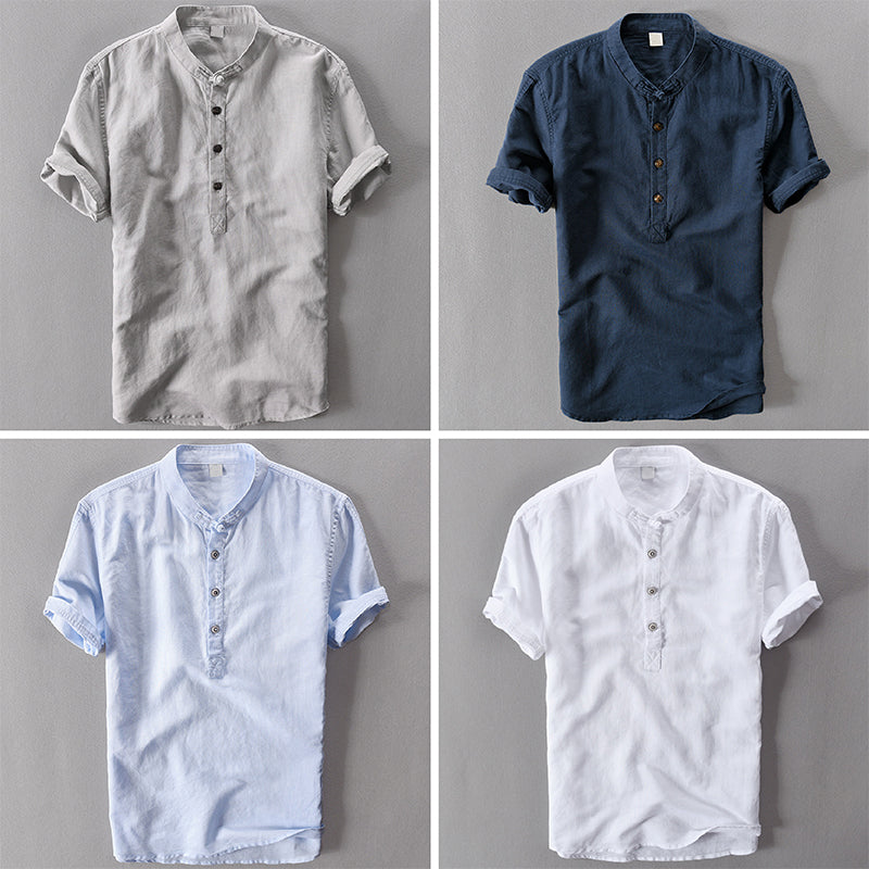 Capri Linen Henley