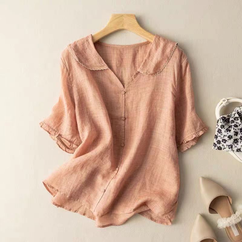 Clementine Linen Blouse