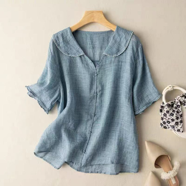 Clementine Linen Blouse