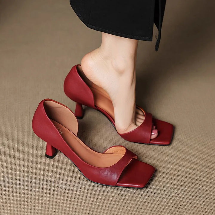 Atelier Leather Heels