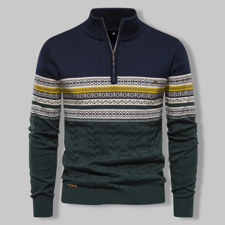Vienna Quarter-Zip Sweater