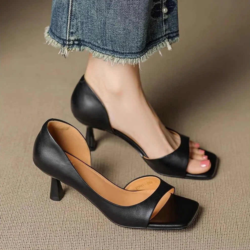 Atelier Leather Heels