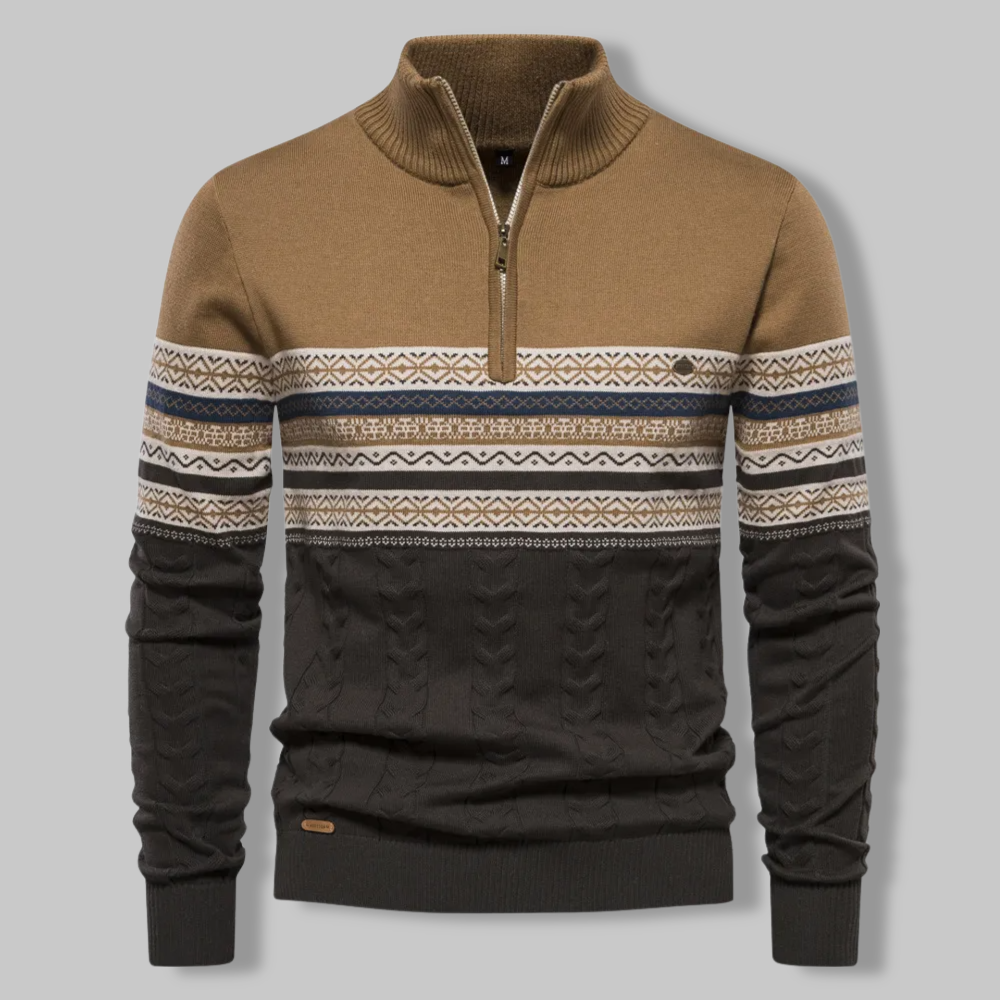 Vienna Quarter-Zip Sweater