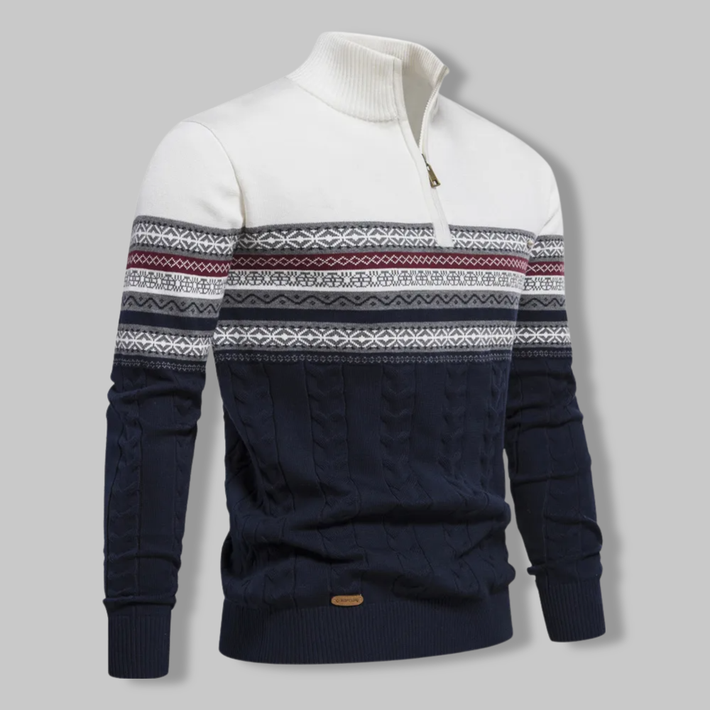 Vienna Quarter-Zip Sweater