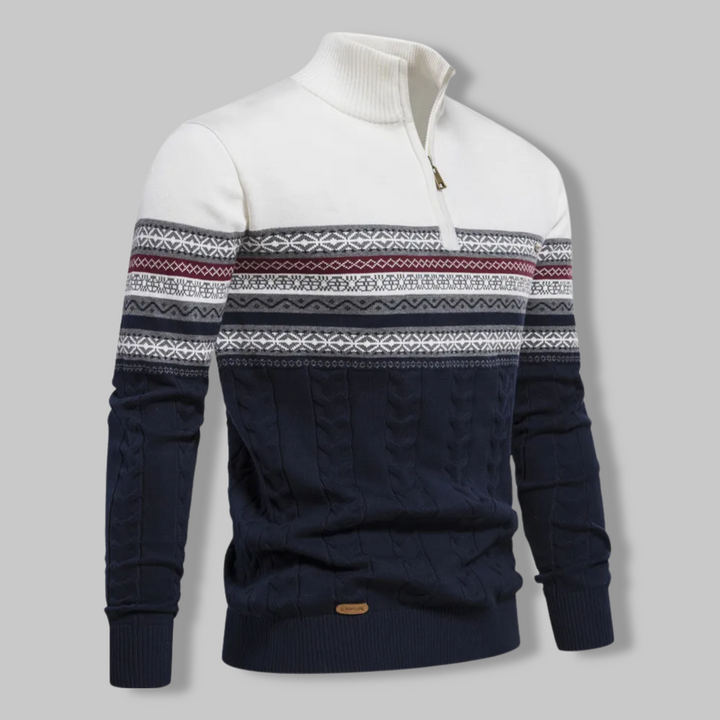 Vienna Quarter-Zip Sweater
