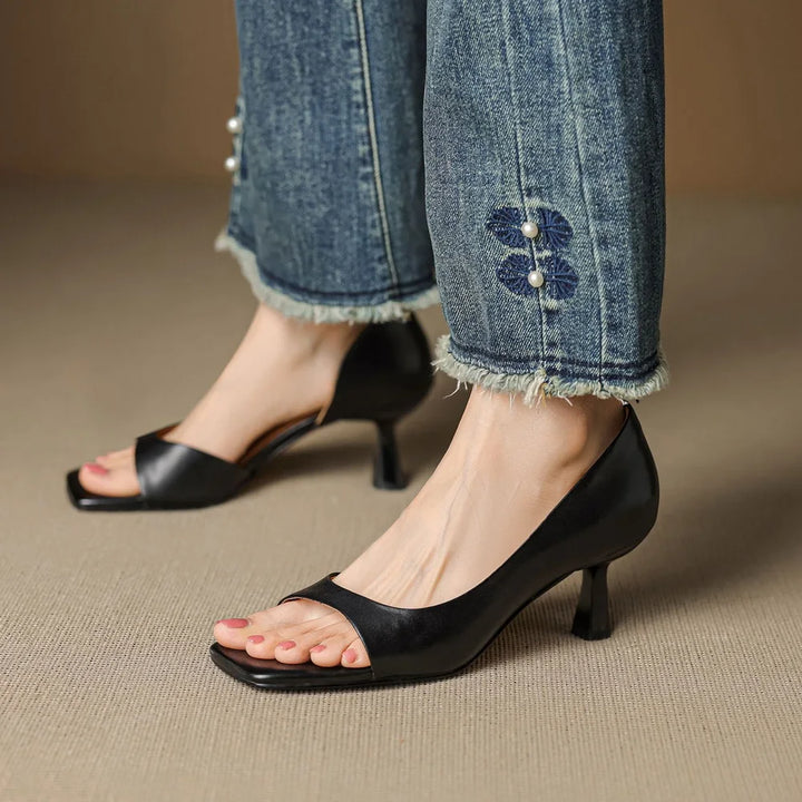 Atelier Leather Heels
