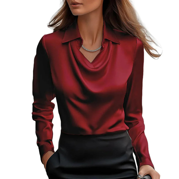 Aria Satin Blouse