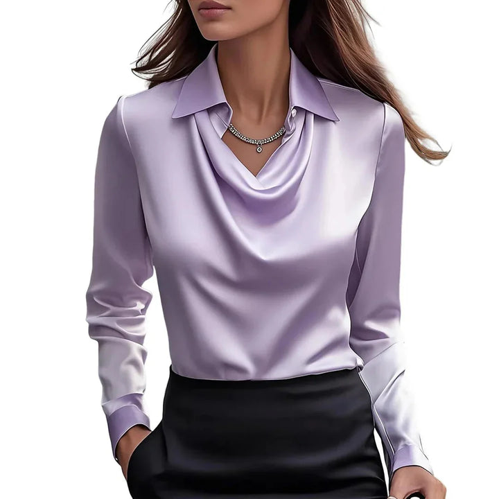 Aria Satin Blouse