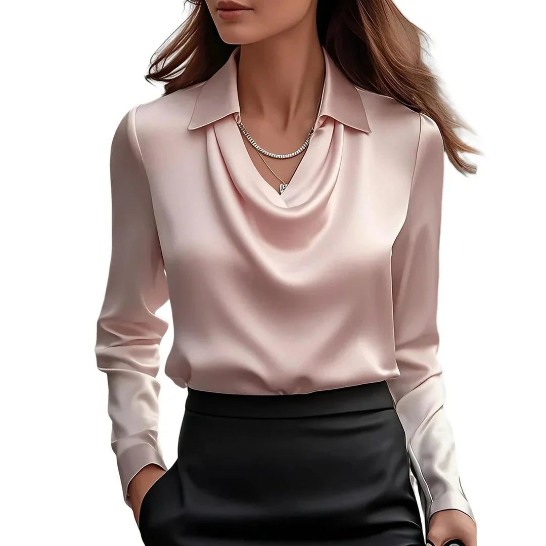 Aria Satin Blouse