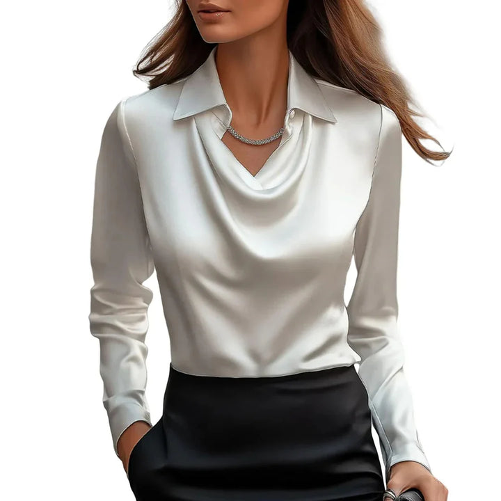 Aria Satin Blouse